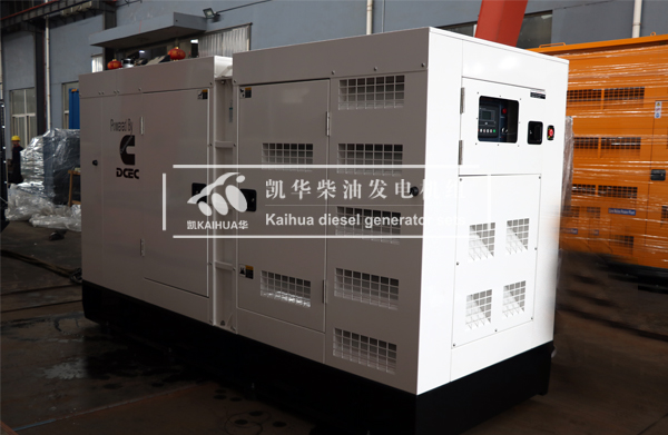 出口新加坡的300KW靜音發電機組成功出廠